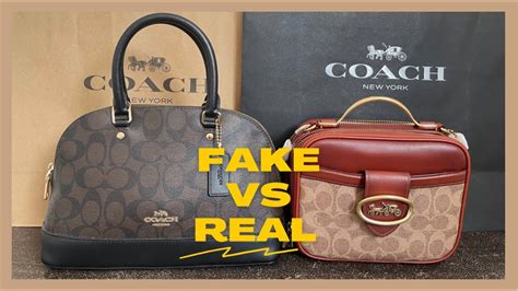 authentic vs fake coach bag|authentic coach handbags.